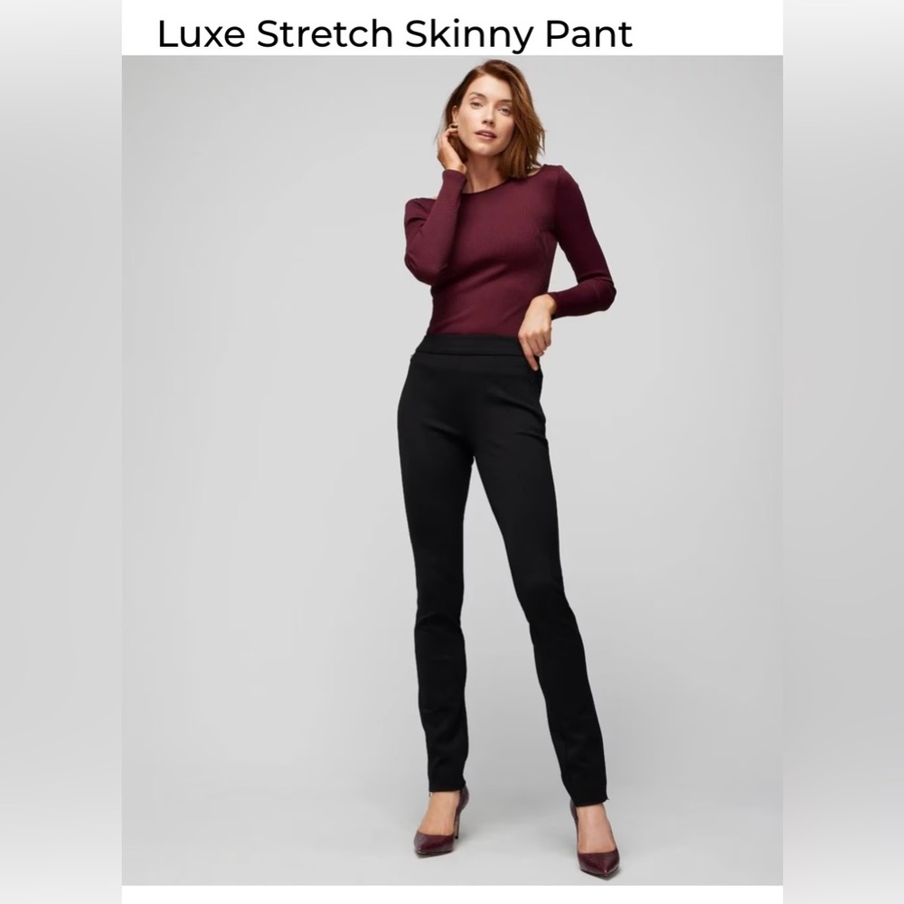 White House Black Market size 2 black pants. NWT